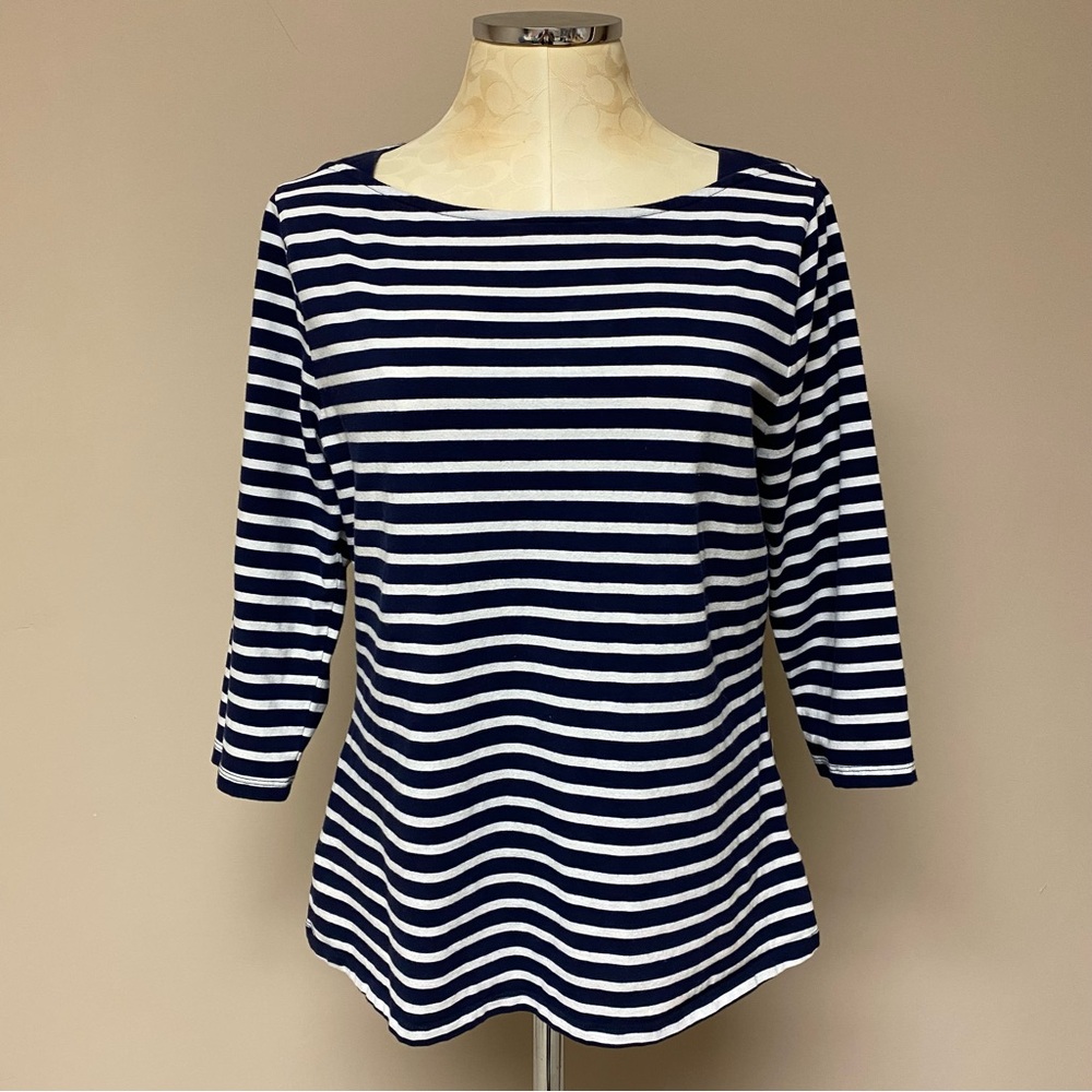 Striped Boatneck Tee